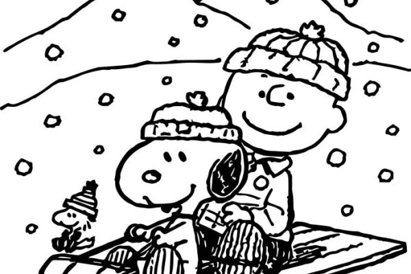 Charlie brown christmas coloring book