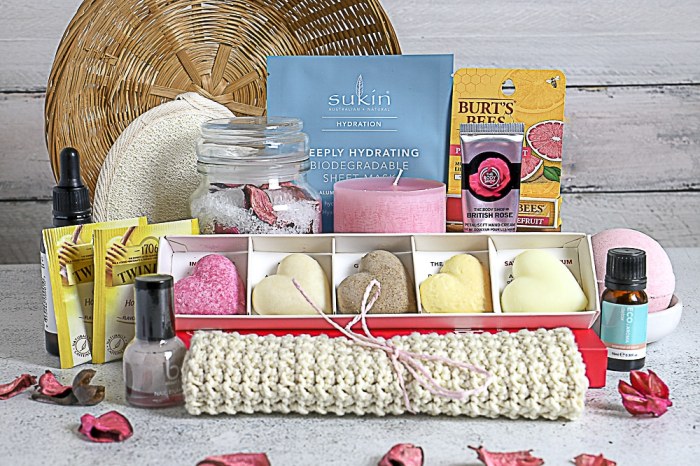 Diy spa baskets for gifts