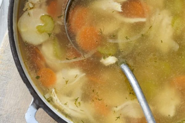 Recipe for matzo ball soup