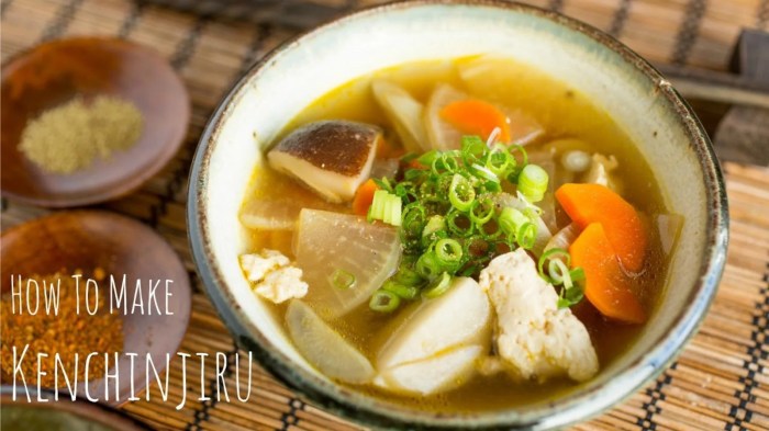 Recipe for clear japanese soup