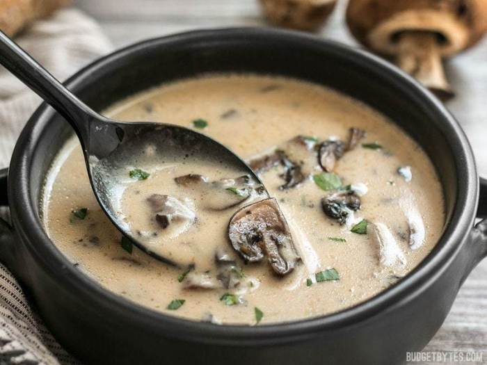 Mushroom soup recipe without cream