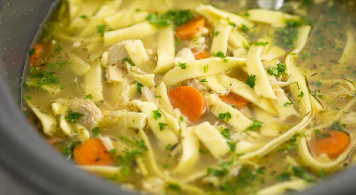 Chicken noodle soup recipe crockpot