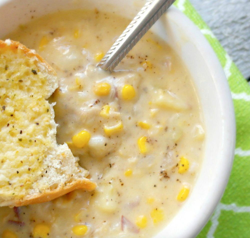 Recipe for corn chowder soup