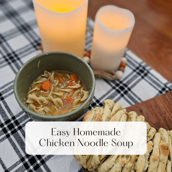 Recipe to chicken noodle soup