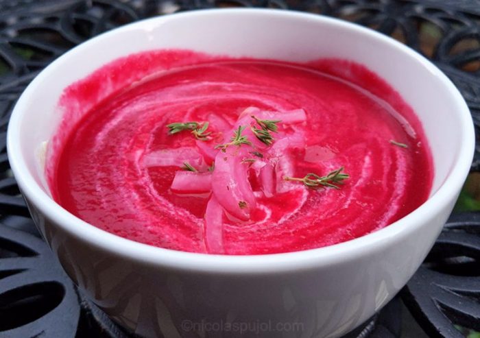 Red beet soup recipe