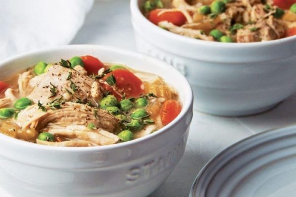 Chicken soup crock pot recipe