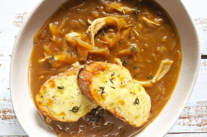 Chicken and french onion soup recipe