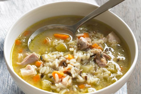 Easy chicken and rice soup recipe