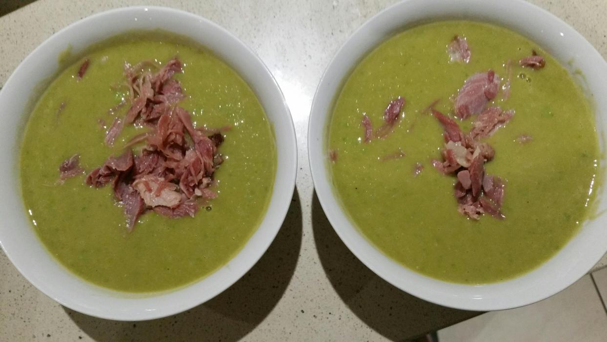 Green pea and ham soup recipe