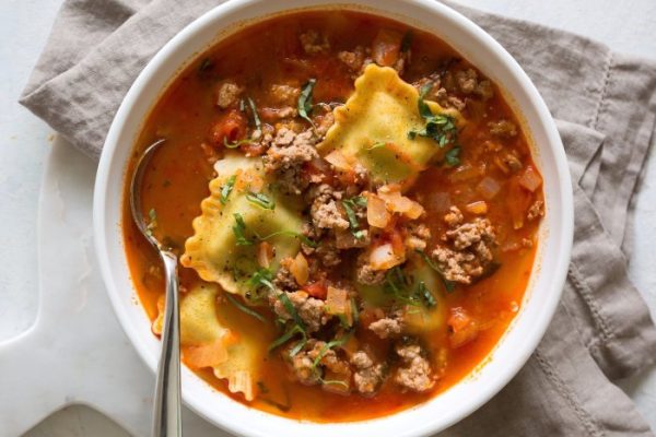 Ravioli soup recipe