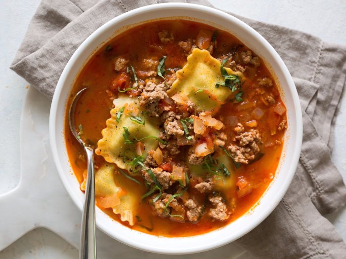 Ravioli soup recipe