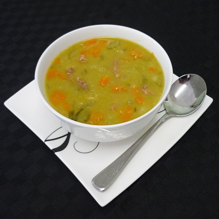 Pea soup with ham recipe