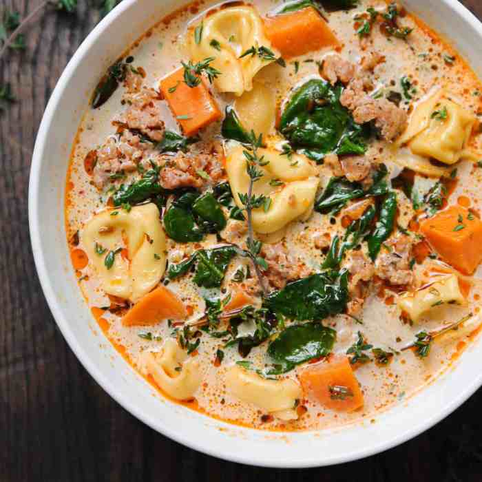 Sausage tortellini soup recipes