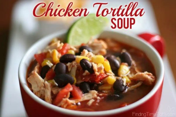 Crock pot chicken tortilla soup recipe